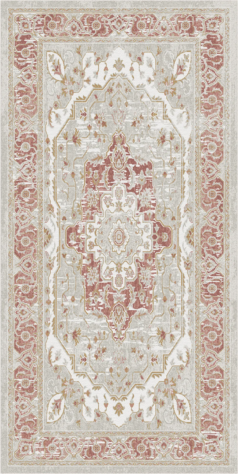 Regency Ornate Medallion Ivory