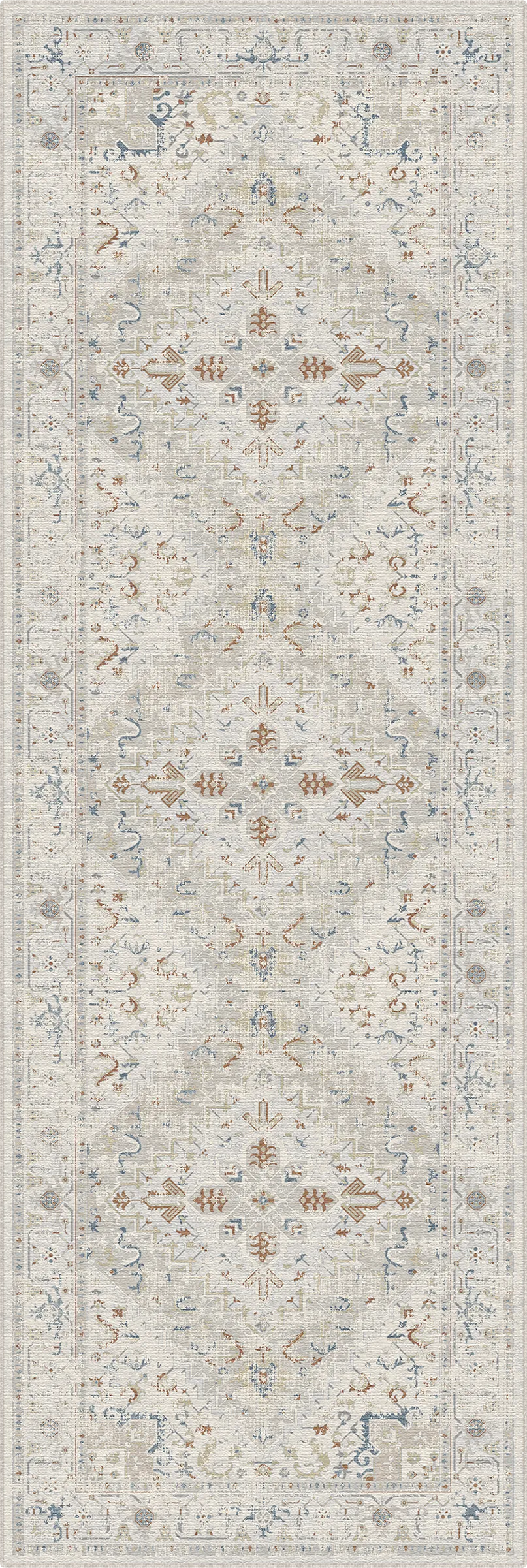 Ivory Terracotta Heritage Rug