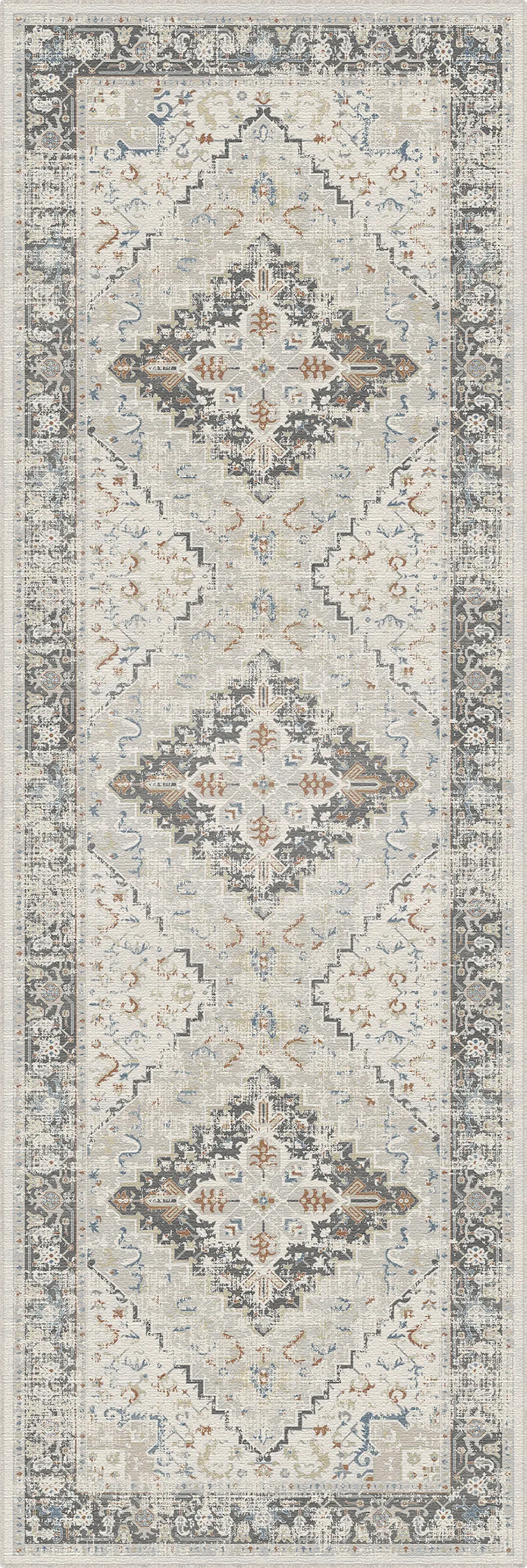 Slate Ivory Heritage Rug