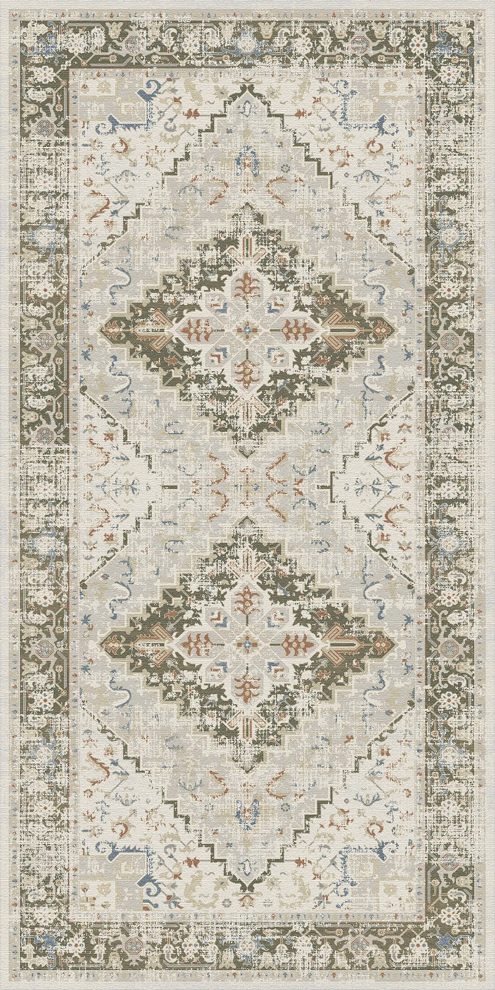 Olive Ivory Heritage Rug