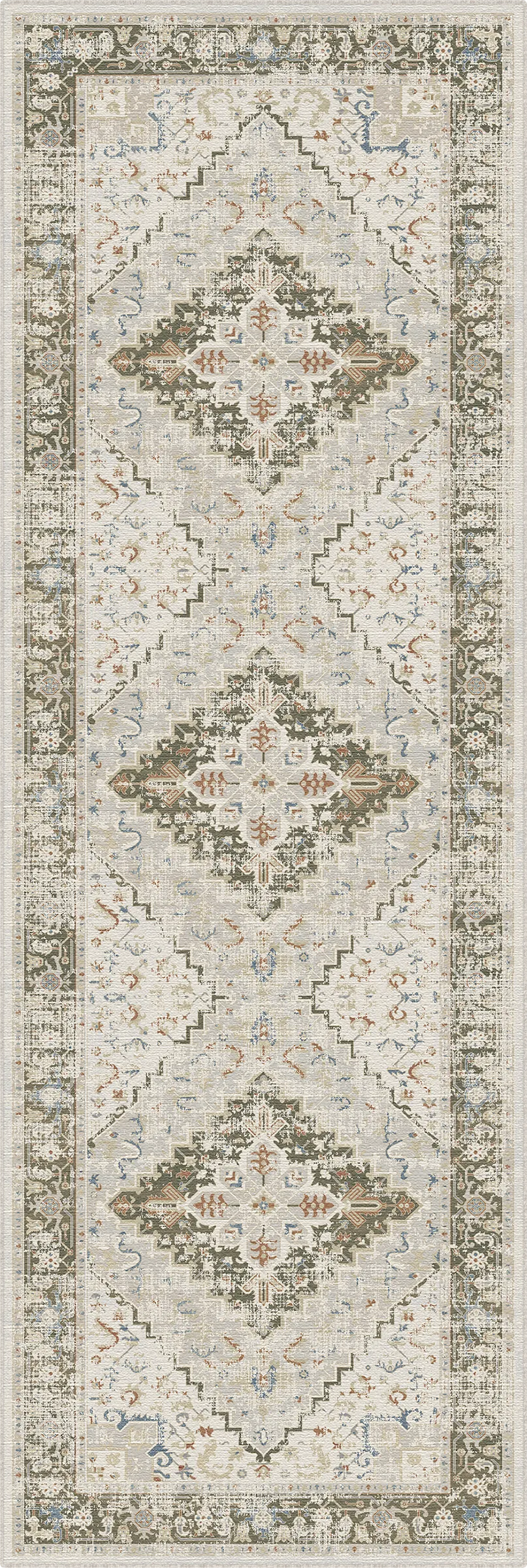 Olive Ivory Heritage Rug