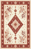 Terracotta Botanical Medallion Rug 