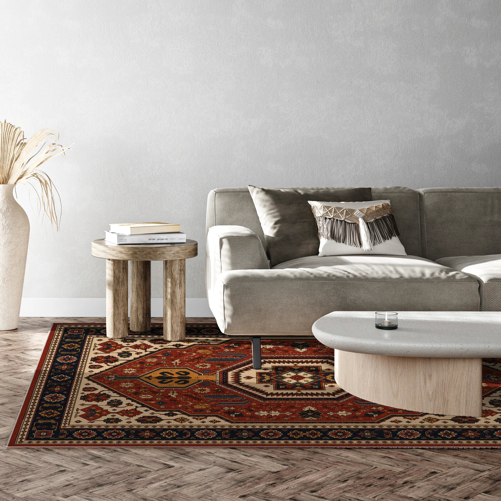 Antique Anatolian Medallion | Vintage Retro Rug