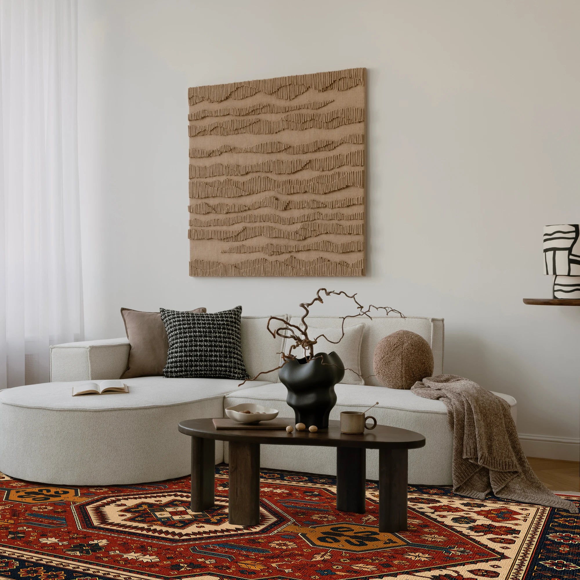 Antique Anatolian Medallion | Vintage Retro Rug