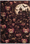 Haunted Mansion Pumpkin Orange Rug Orange