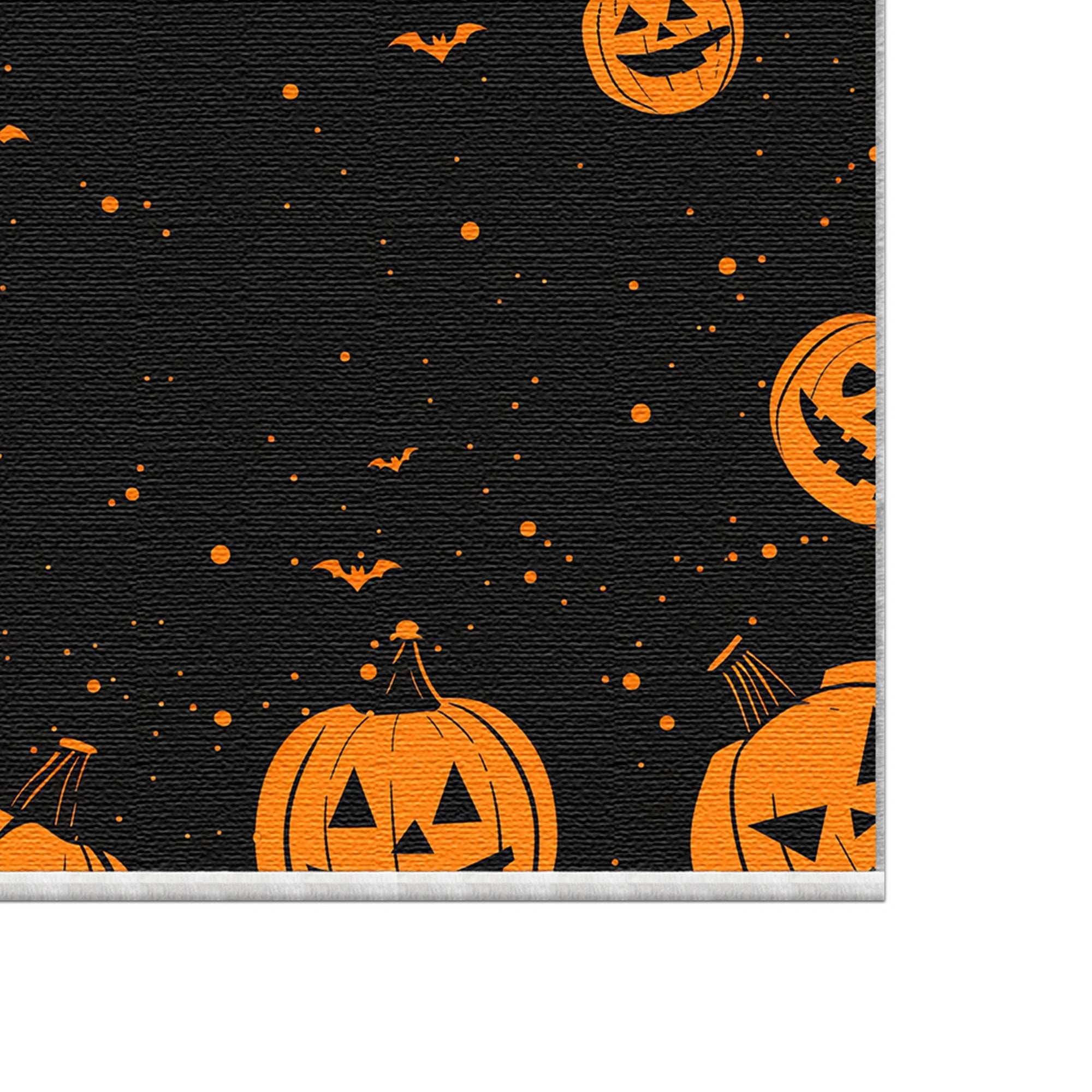 Spooky Halloween Pumpkin Carpet
