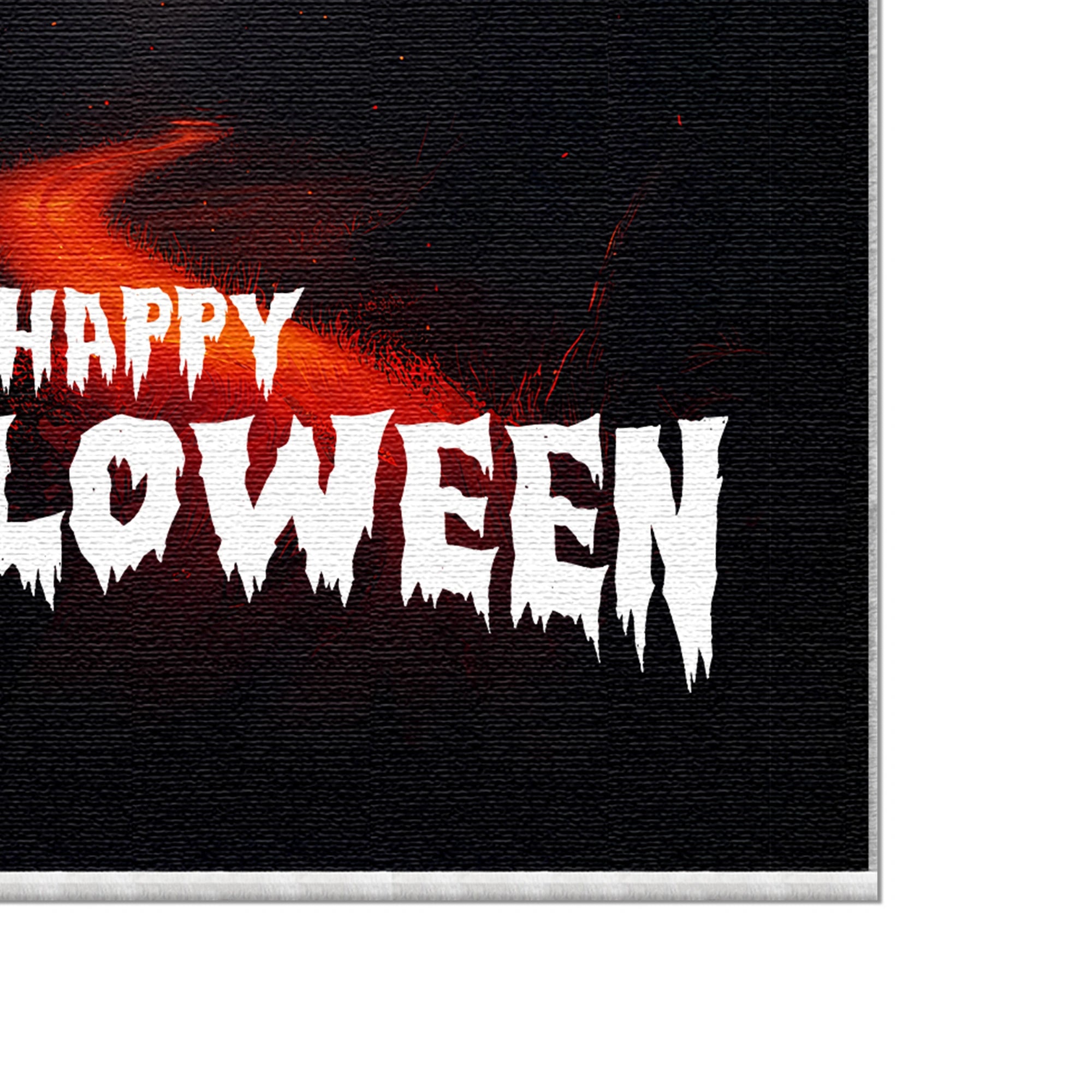 Spooky Moon Halloween Rug