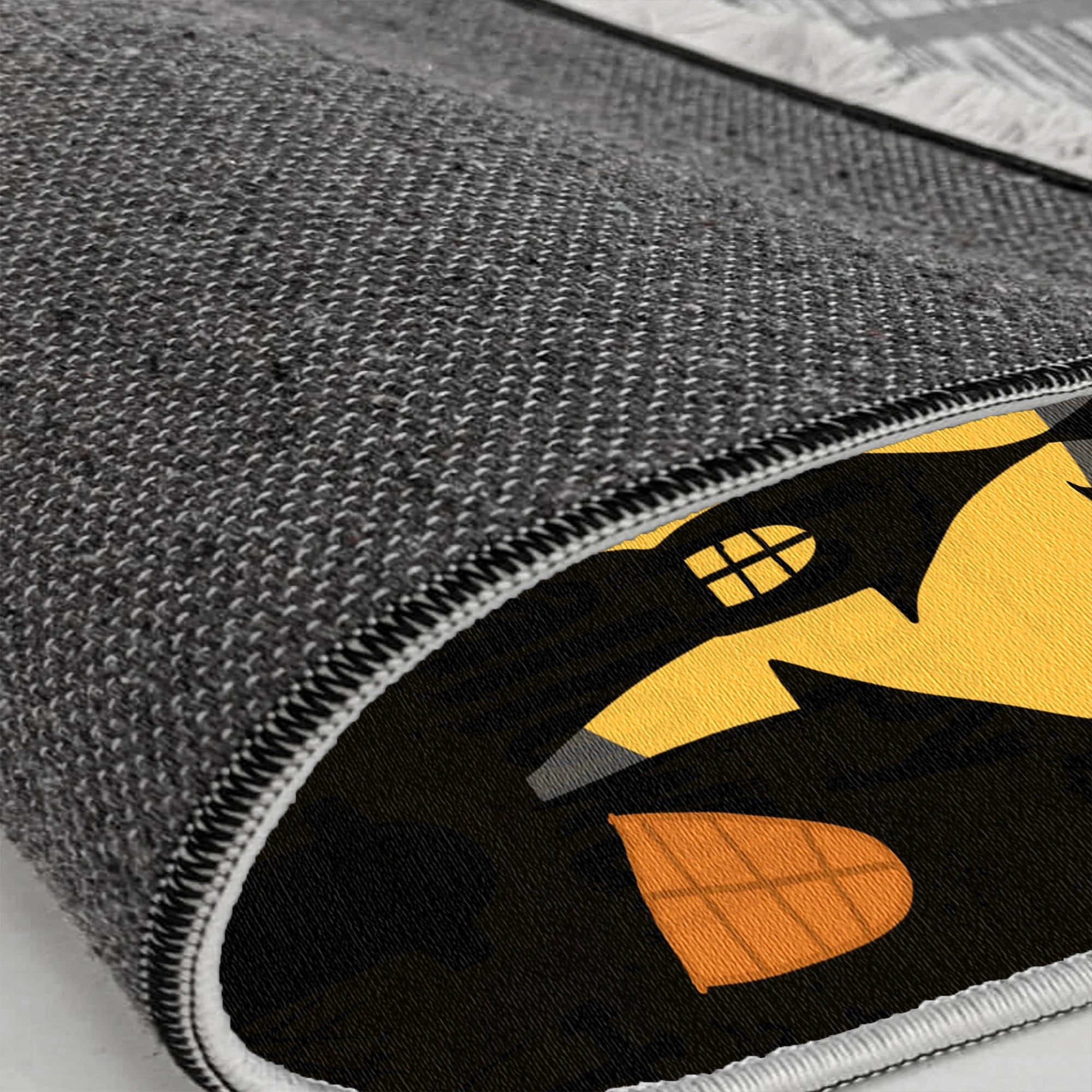 Cute Bat Pumpkin Pattern Rug