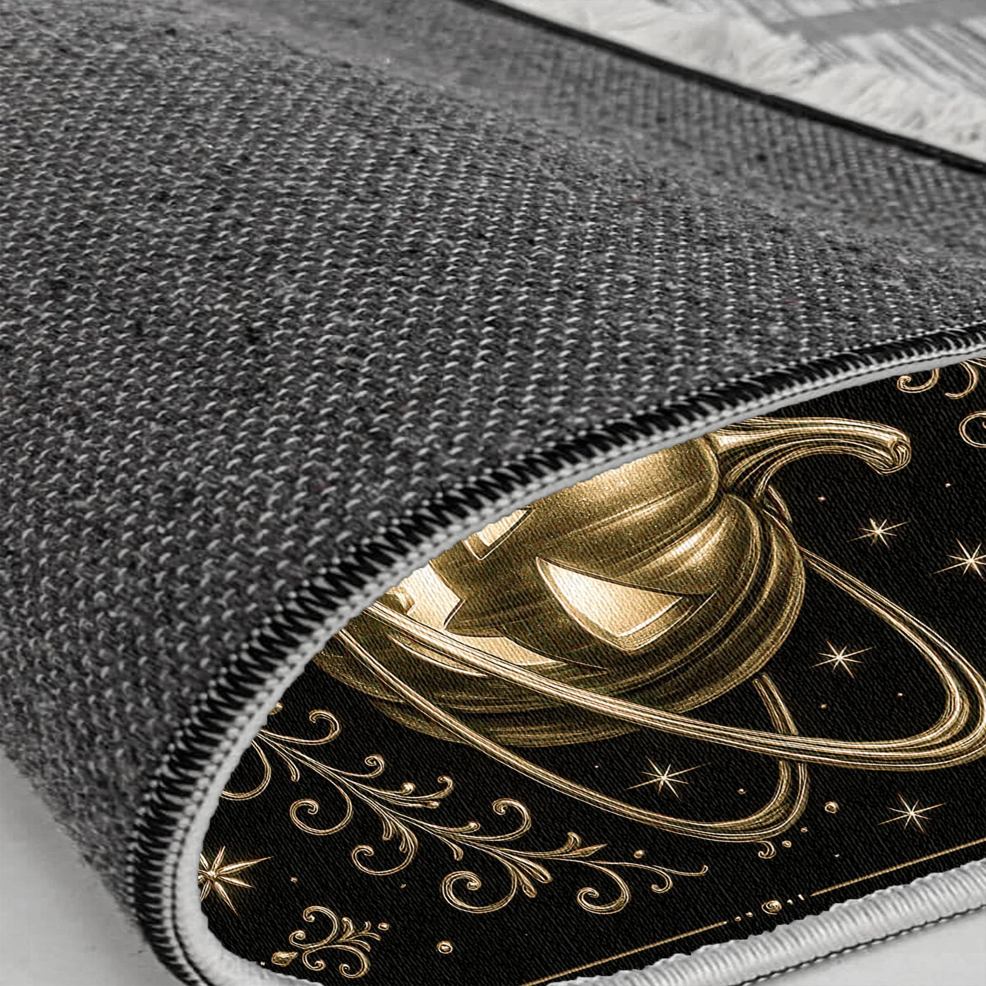 Gold Pumpkin Hallowen Rug