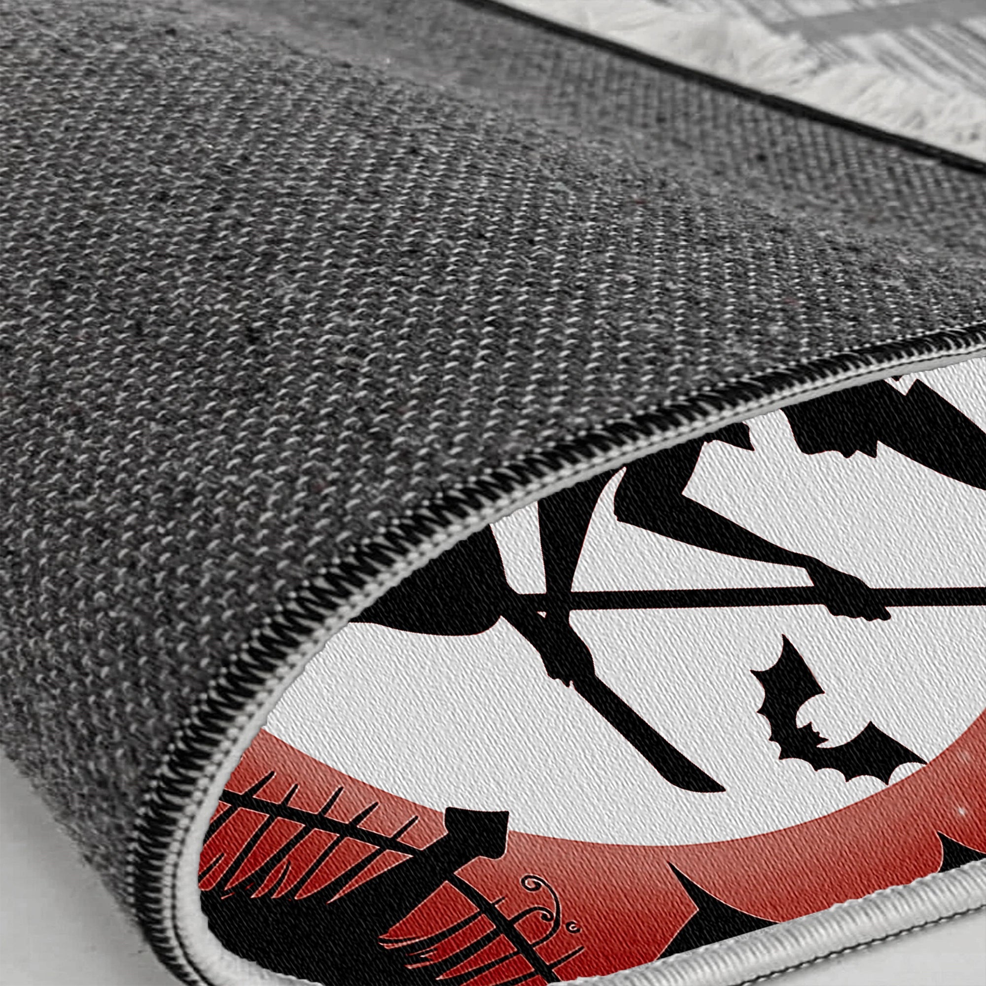 Flying Witch Moon Halloween Rug