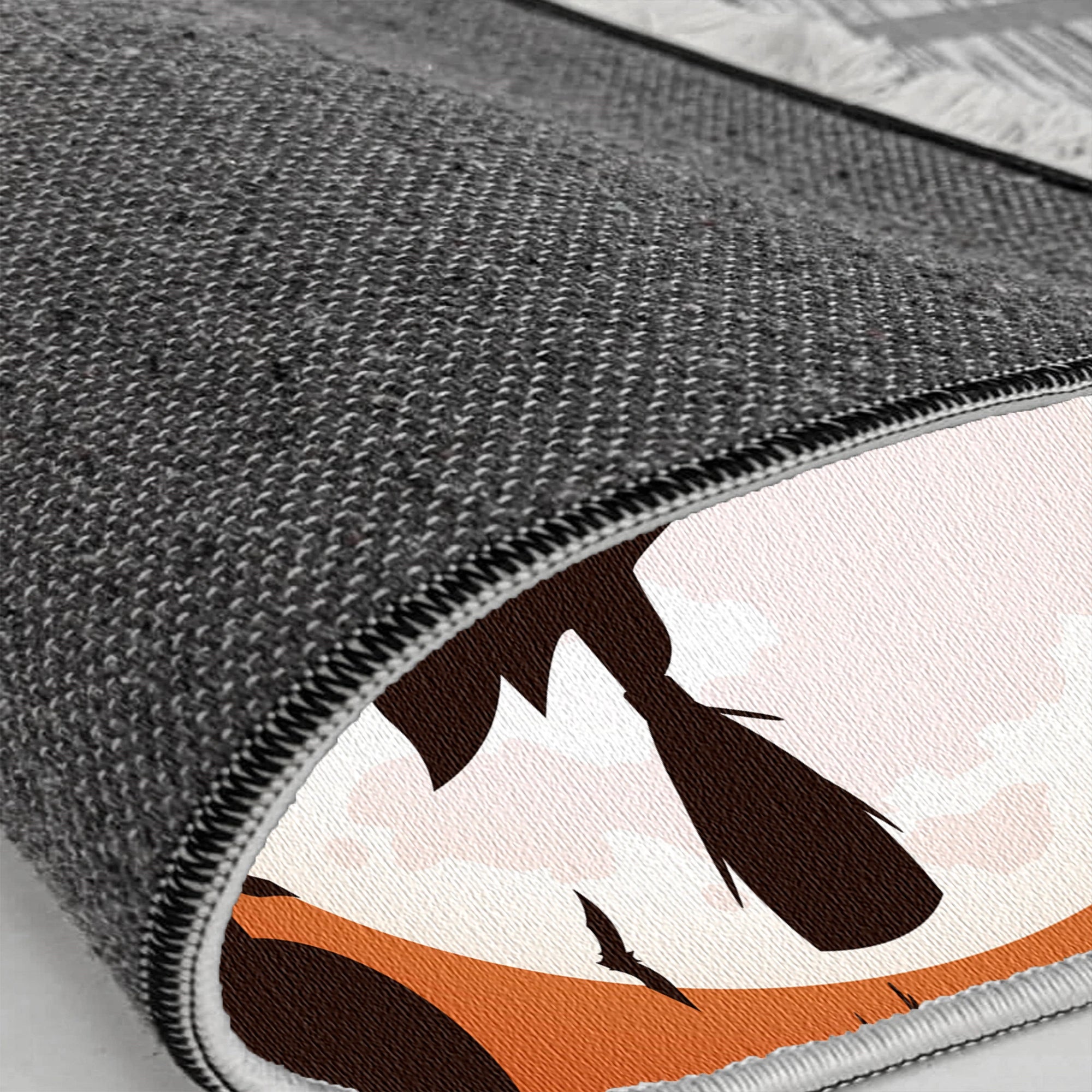 Witch Silhouette Moon Halloween Rug