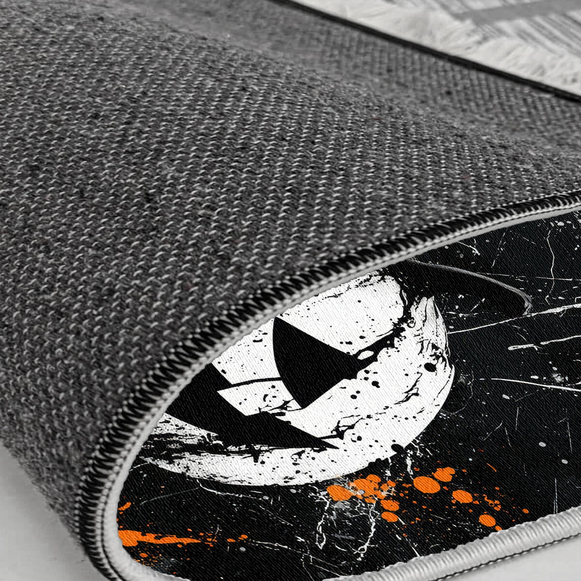 Splatter Pumpkin Halloween Rug