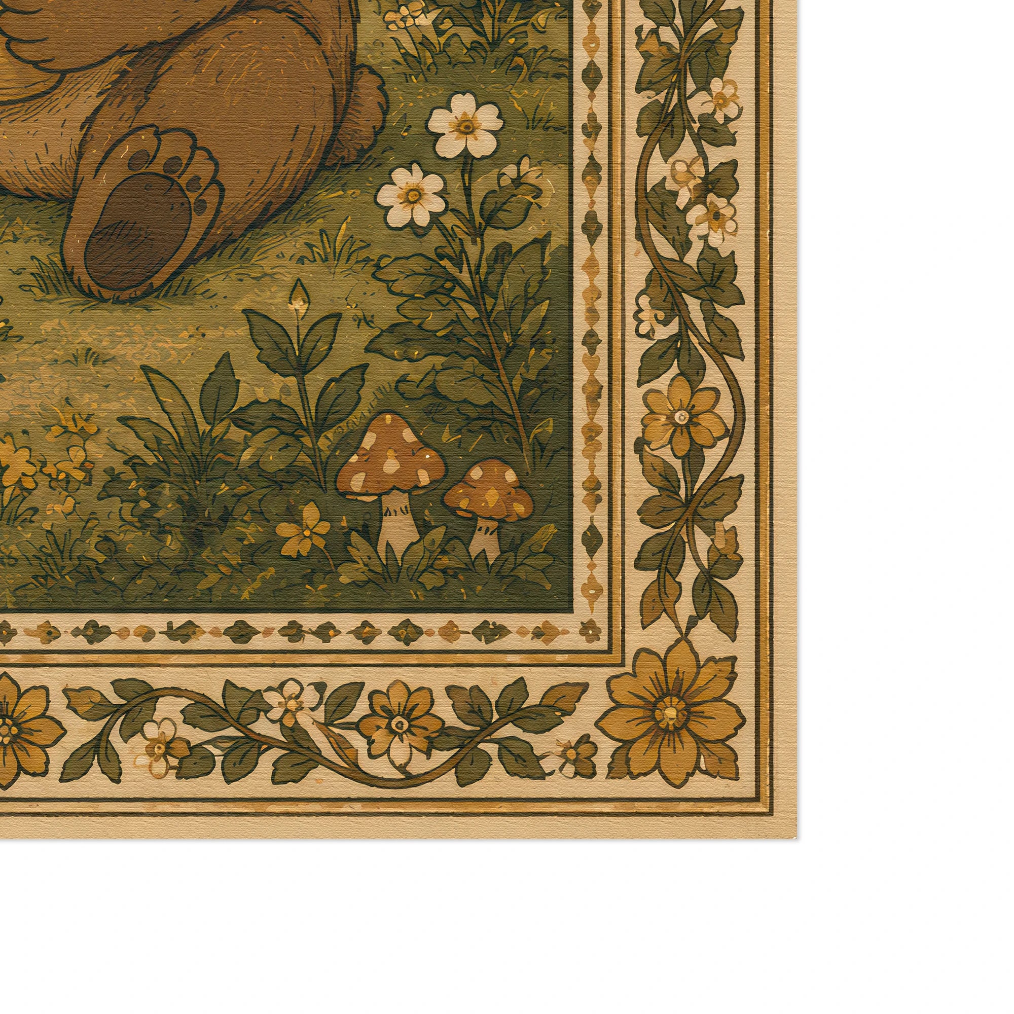 Honey Bear Woodland Rug